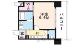 プレサンスTHE KYOTO東福寺WEST間取り図面