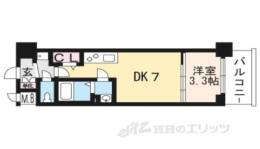プレサンスTHE KYOTO東福寺WEST間取り図面
