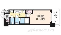 プレサンスTHE KYOTO東福寺EAST間取り図面