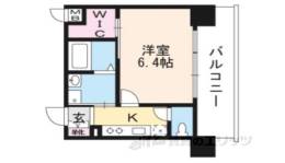 プレサンスTHE KYOTO東福寺WEST間取り図面