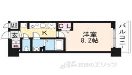 プレサンスTHE KYOTO東福寺WEST間取り図面