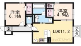 サンシャイン北斗間取り図面