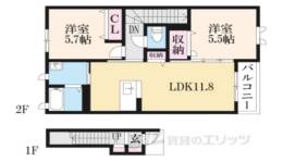 ＭＡＳＴ　ＣＯＵＲＴ　神照間取り図面