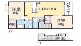 グランコート１間取り図面
