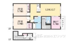 シャーメゾン　リプレ間取り図面