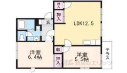 平和台ハイツ１間取り図面