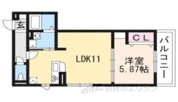 ブランドール椿原間取り図面