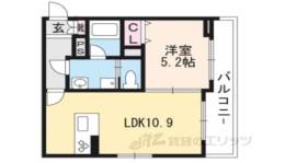 エントランスライフ西野山東間取り図面