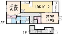 ウッズ５間取り図面