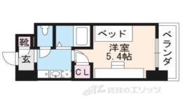 S-RESIDENCE京都竹田DORMITORY間取り図面