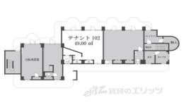 レイクフロント浜大津（テナント）間取り図面