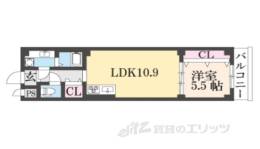 アドマステラス壬生松原間取り図面