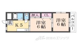 コスモスハイツ長浜間取り図面