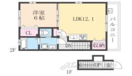 サンモルク西院間取り図面