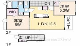 シュシュ・シャンブル弐番館間取り図面