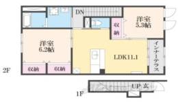クラウド１間取り図面