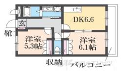 シャルマンコート１番館間取り図面