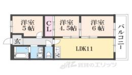 ライゼックス長浜　１間取り図面