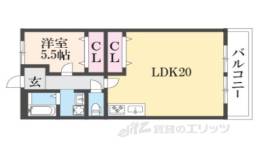 ライゼックス長浜　１間取り図面