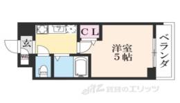 キャンパスヴィレッジ京都衣笠間取り図面