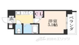 キャンパスヴィレッジ京都衣笠間取り図面