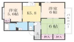ディアコートＦ間取り図面