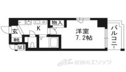 エステムコート京都烏丸３ジャパニズム間取り図面