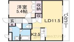 メゾン・Ｐｏｌａｒｉｓ間取り図面