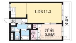 メゾン・Ｐｏｌａｒｉｓ間取り図面