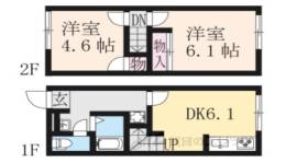 レオパレスレイクウエスト間取り図面