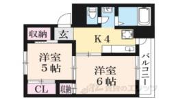 ヴィラナリー南小足１間取り図面