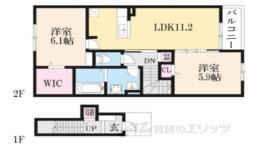 Ｙフォレスト八日市２間取り図面