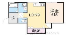 クレストコートＮＡＧＡＴＡ間取り図面