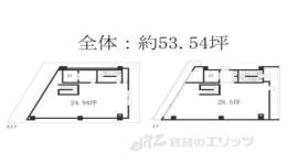 京都駅前第10ビル間取り図面