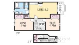プリムヴェール間取り図面