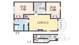 プリムヴェール間取り図面