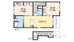 ユニヴァリィ　ビブレ間取り図面