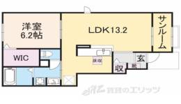 アンジュ　ドゥ間取り図面