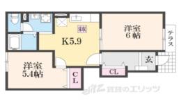 ベルロードＢ間取り図面