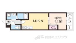 CULTI京都六地蔵間取り図面