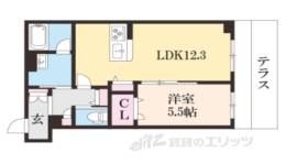 SHAMAISON MANOA間取り図面