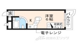 ラ・パルフェ・ド・ルミナス512号室間取り図面