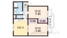 Ｃｒｅｓｔ　ｓｑｕａｒｅ　１間取り図面