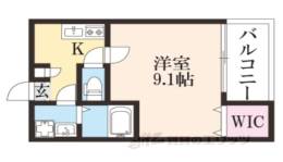 エステイトＥ桂川Ａ棟間取り図面