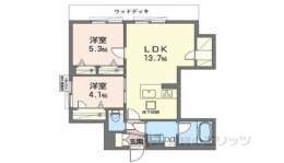 シャーメゾン北山上賀茂間取り図面