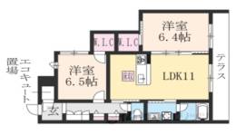 ＳｈａＭａｉｓｏｎ　ＮａｇａｉｋｅＢ間取り図面
