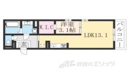 セジュールK間取り図面