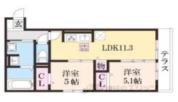 D-ROOMエスポワール間取り図面