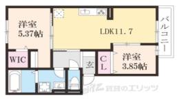 メルベーユM間取り図面