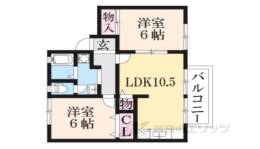 ベルコート吉条Ｂ間取り図面